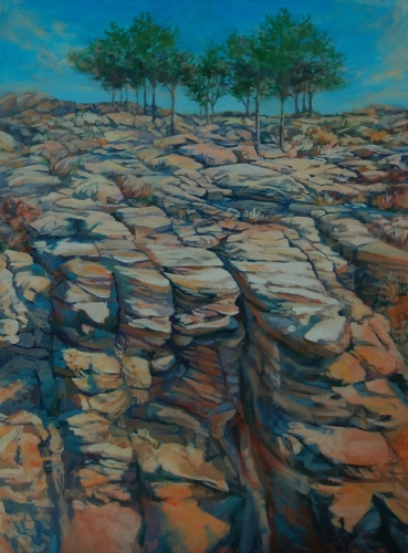 Painting-Landscape-Castlewood Rocks