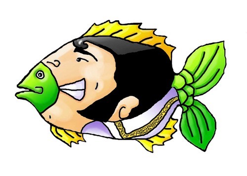 Digital Art-Illustration-Elvis Fish