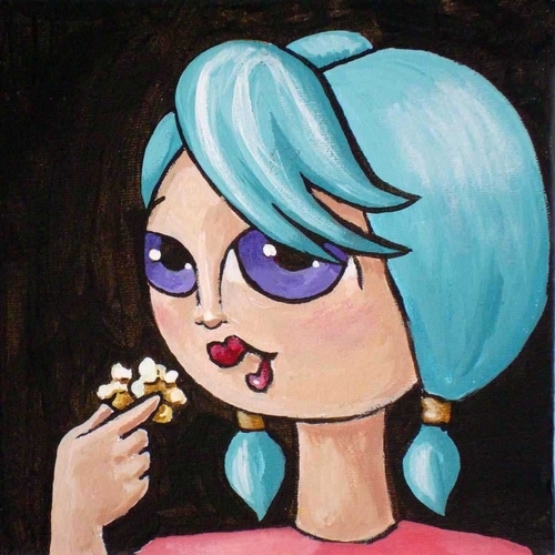Painting-Pop Art-You Want Me To Share?