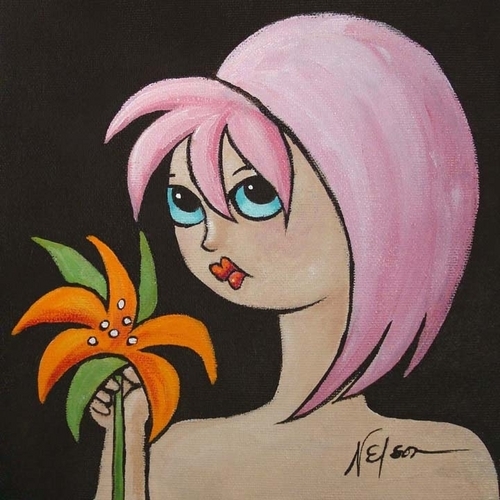 Painting-Pop Art-For Love Perhaps