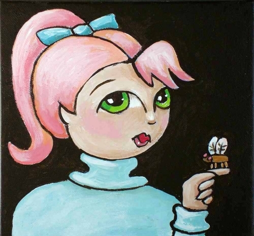 Painting-Pop Art-Welcome Back, Mr. Cicada