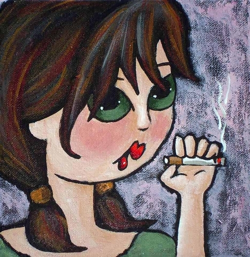 Painting-Pop Art-Yeah, So I Believed He Could Change