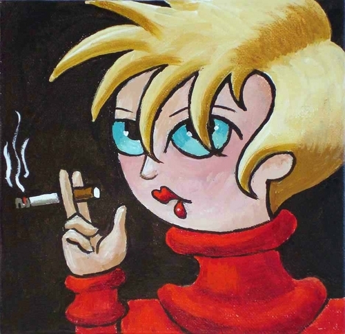 Painting-Pop Art-I Trusted, But I Did Not Verify