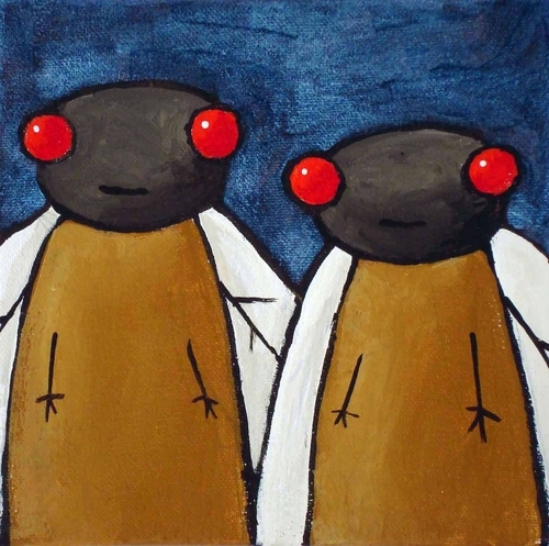 Painting-Pop Art-We're Coming Out