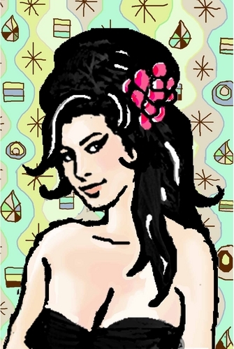 Digital Art-Figurative-Amy Winehouse
