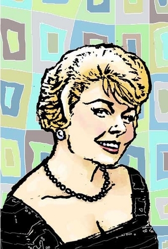 Digital Art-Figurative-Doris Day