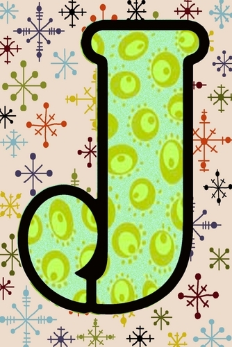 Digital Art-Patterned J