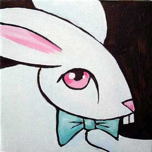 Painting-Animals-Mr Bunny