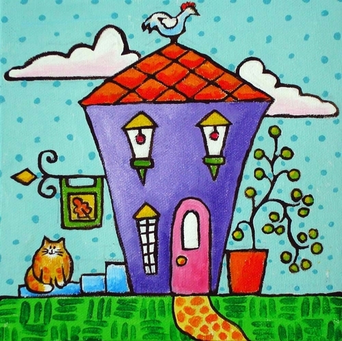 Painting-Fantasy-Come On a Down To My House