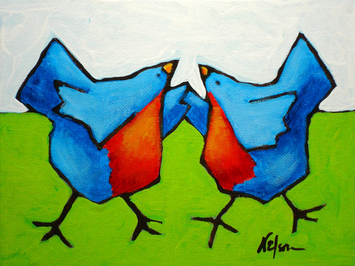 Painting-Animals-Robust Robbin Rumba