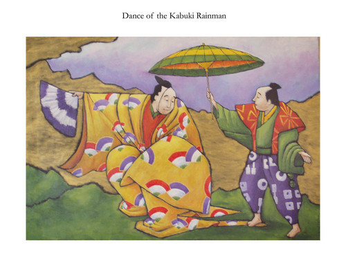 Painting-Figurative-Dance of the Kabuki Rainman