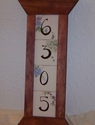 painted porcelain house numbers