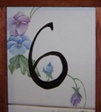 porcelain house numbers