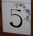 porcelain house numbers