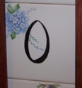 porcelain, house numbers, painted - Text based Painting