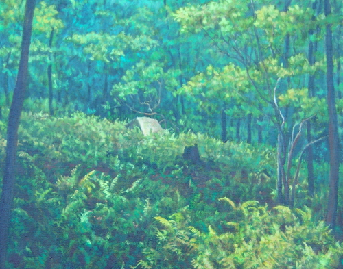 Painting-Landscape-Forest Interior