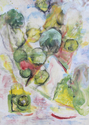 abstract, encaustic,   -  Painting