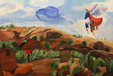 Painting--Acrylic-WesternSanta Fe Soul