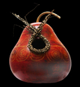 Decorative-gourd birdhouse