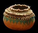 Decorative-gourd woven with sawtooth design
