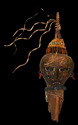 Decorative-gourd woman mask