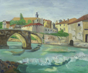 Painting-Nerac, France