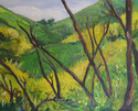 Painting--Acrylic-LandscapeTruncas Canyon, California