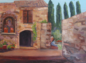 Painting--Acrylic-FigurativeWaiting Women