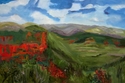 Painting--Acrylic-LandscapeValley at the Edge