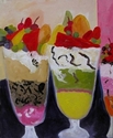 Painting--Acrylic-ConceptualIce Cream Sundaes