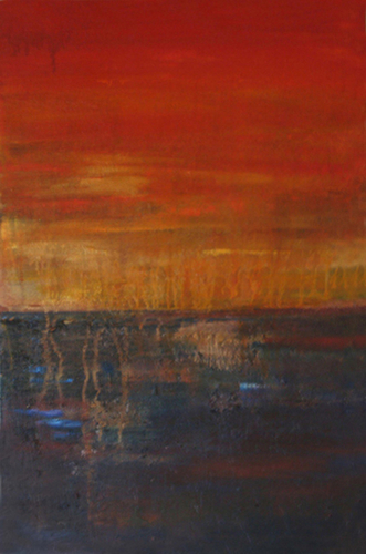 Painting-Red Horizon ll