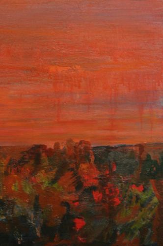 Painting-Southwestern-Red Rock Horizon l