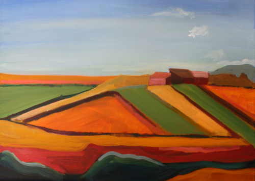 Painting-Landscape-Sacred Valley, Peru