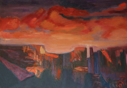 Painting-Southwestern-Desert Canyons ll