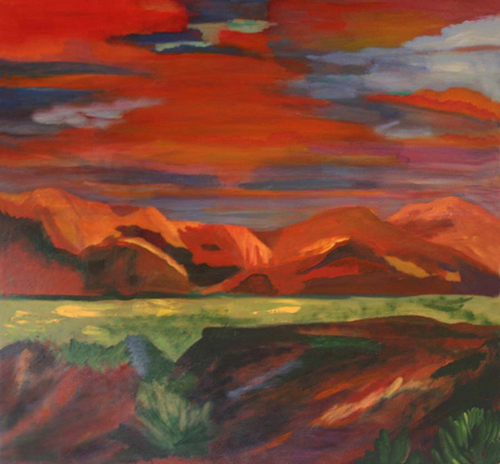 Painting-Southwestern-Sangre de Cristo l