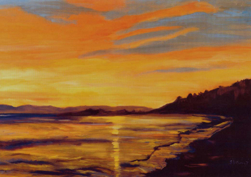 Painting-Malibu, California