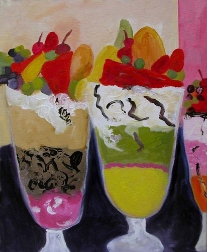 Painting-Conceptual-Ice Cream Sundaes