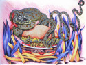 Burger, Snake, & Fries