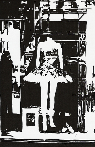Print Making-I see spring...