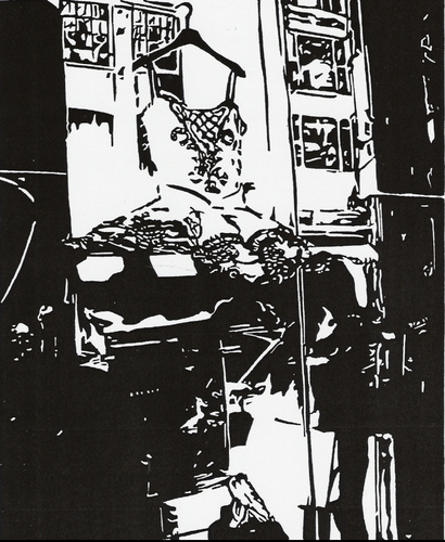 Print Making-Cityscape-Intense in reflection.