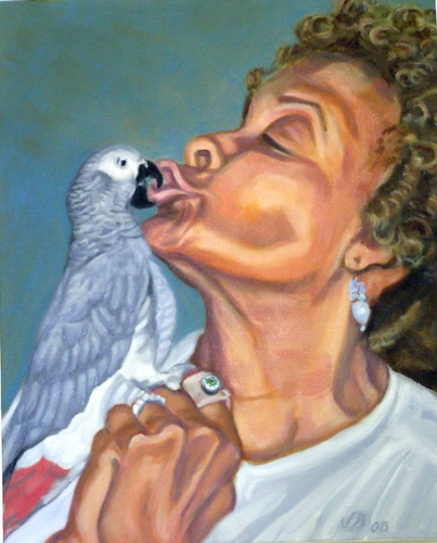 Painting-Portrait-Tieta and Rose 2