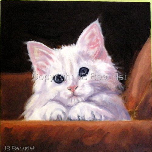 Painting-Animals-Kitten
