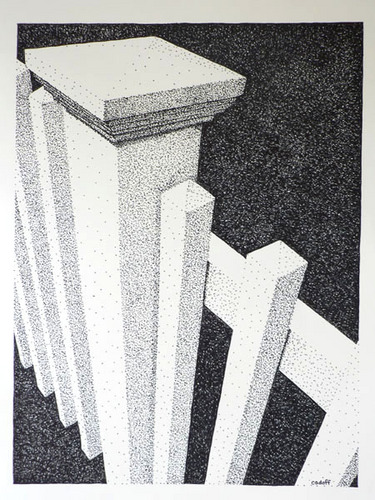 Drawing-Paper-Picket Fence # 5