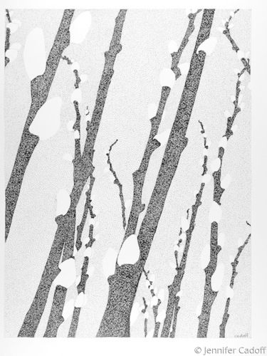 Drawing-Paper-Pussywillows #1