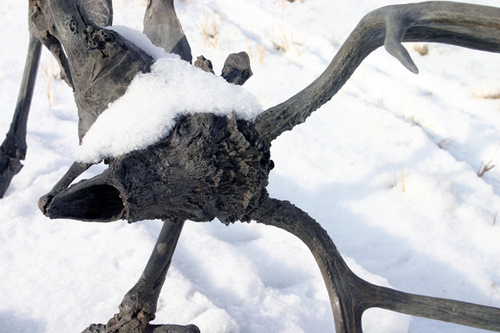 Sculpture-Coming out of the Cave