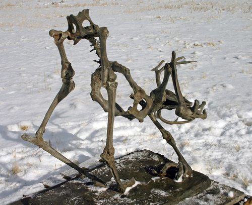 Sculpture-Coming out of the Cave