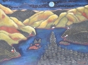 Drawing-Midnight Mountains
