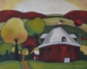 Drawing-Round Barn