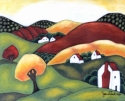 Drawing--Pastels-LandscapeRustic Hills