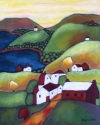Drawing--Pastels-LandscapeLake View 2